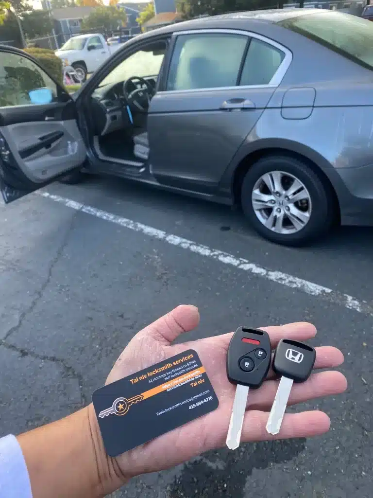 Tal-Niv Locksmith: Honda Accord key replacement in Marin County